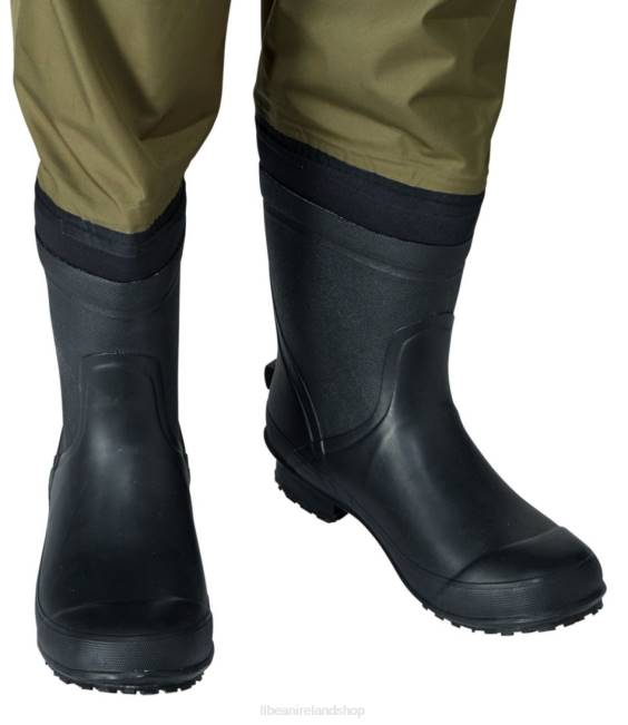 LLBean Angler Super Seam TEK Boot-Foot Waders Unisex J46J1432 Fishing Kelp Green