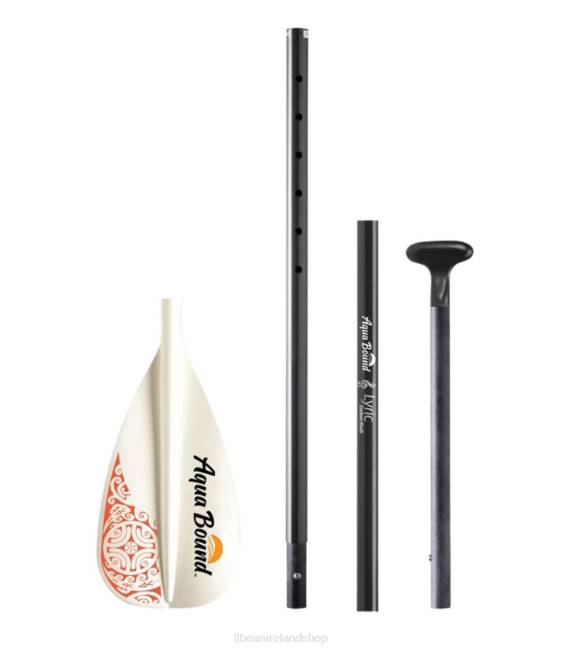 LLBean Aqua Bound Lyric 4-Piece SUP Paddle Unisex J46J2251 Water Sports White/Orange