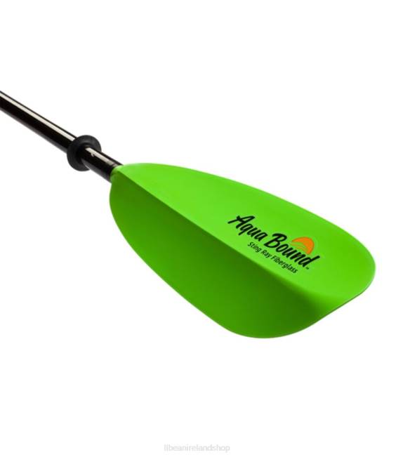 LLBean Aqua Bound Sting Ray 4-Piece Fiberglass Kayak Paddle Unisex J46J1885 Water Sports Electric Green