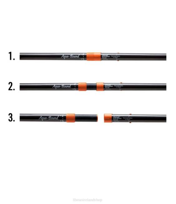 LLBean Aqua Bound Tango Fiberglass 2-Piece Kayak Paddle Unisex J46J4172 Water Sports Fuego