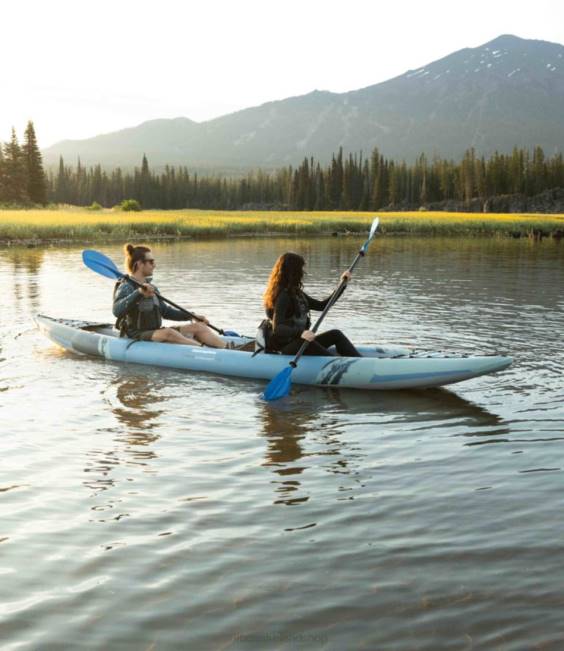 LLBean Aquaglide Cirrus Ultralight Inflatable Tandem Kayak Unisex J46J2255 Water Sports Blue