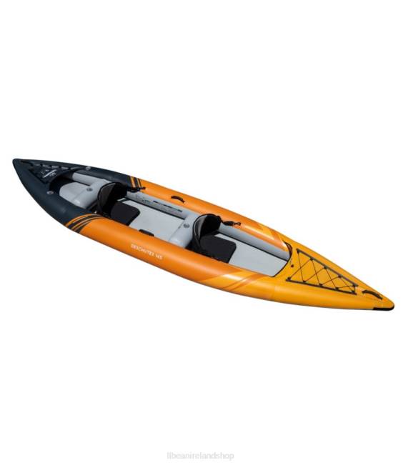 LLBean Aquaglide Deschutes Inflatable Kayak Tandem Unisex J46J1489 Water Sports Orange