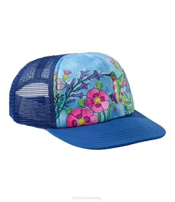 LLBean Artist Series Trucker Hat Kids J46J3439 Clothing Hummingbird