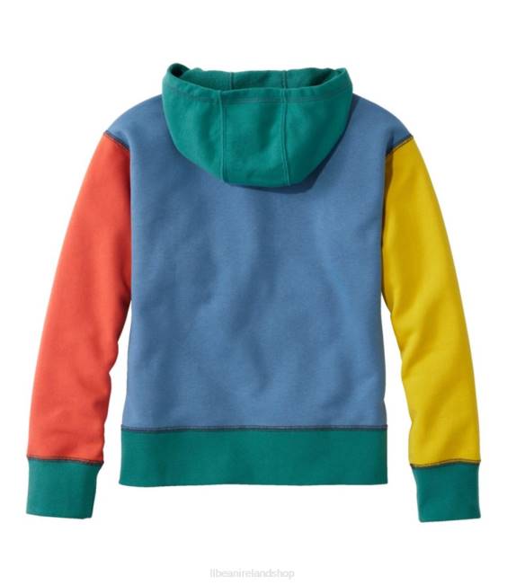 LLBean Athleisure Hoodie Kids J46J3441 Clothing Steel Blue National Parks Sunset