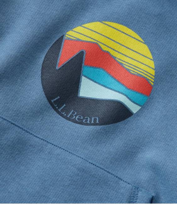 LLBean Athleisure Hoodie Kids J46J904 Clothing Moonlight Blue