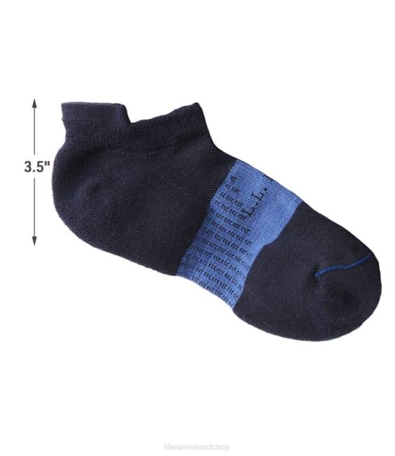 LLBean Athletic Socks Women J46J496 Accessories Nautical Navy Multi