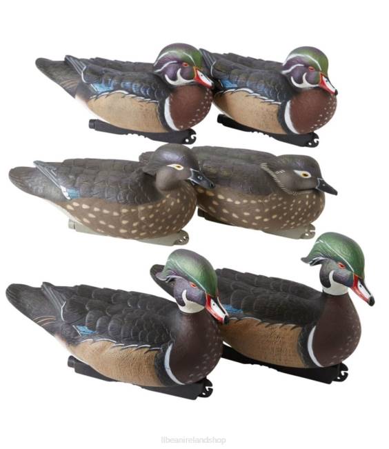 LLBean Avery Pro-Grade Decoys 6-Pack Unisex J46J1934 Outdoor Equipment Wood Duck