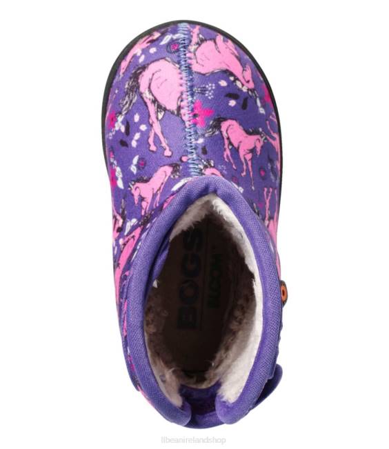 LLBean Baby Bogs Kids J46J1210 Footwear Violet Multi Unicorn Awesome