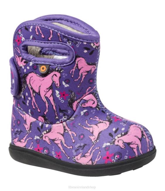 LLBean Baby Bogs Kids J46J1210 Footwear Violet Multi Unicorn Awesome