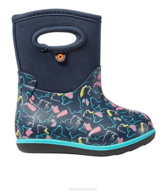 LLBean Baby Bogs Kids J46J1213 Footwear Ink Blue Multi Pets