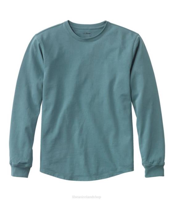 LLBean BeanBuilt Cotton Tee Men J46J151 Clothing Soft Spruce