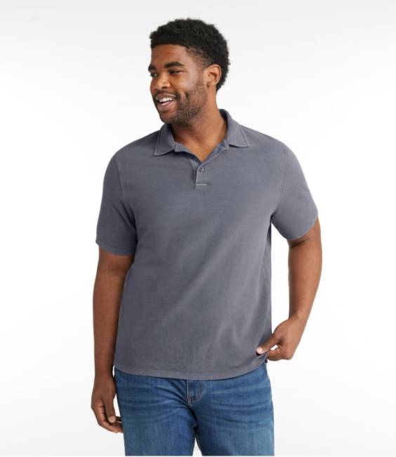 LLBean BeanBuilt Pique Polo Shirt Men J46J241 Clothing Warm Teal