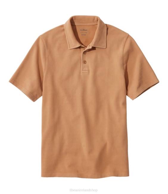 LLBean BeanBuilt Pique Polo Shirt Men J46J3130 Clothing Barley