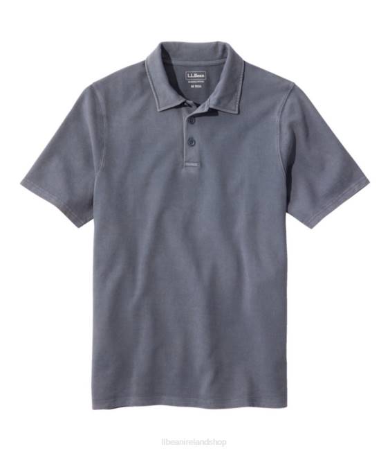 LLBean BeanBuilt Pique Polo Shirt Men J46J4740 Clothing Rangeley Blue