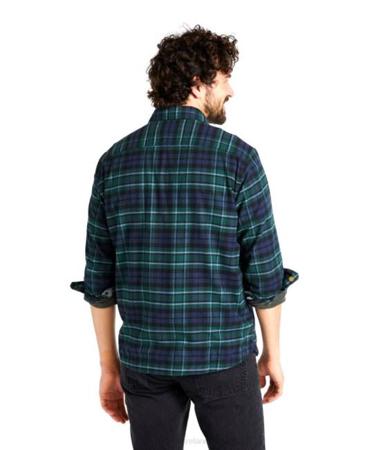 LLBean BeanFlex All-Season Flannel Men J46J537 Clothing Light Everglade