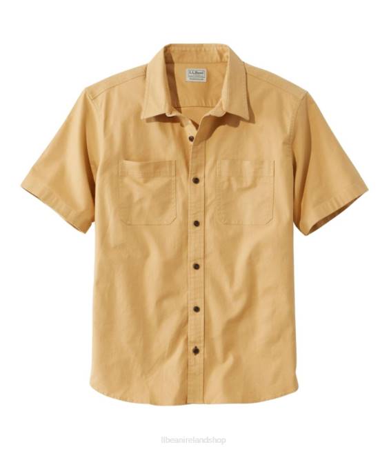 LLBean BeanFlex Twill Shirt Men J46J227 Clothing Canyon Khaki