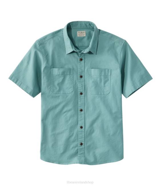 LLBean BeanFlex Twill Shirt Men J46J3116 Clothing Sea Pine