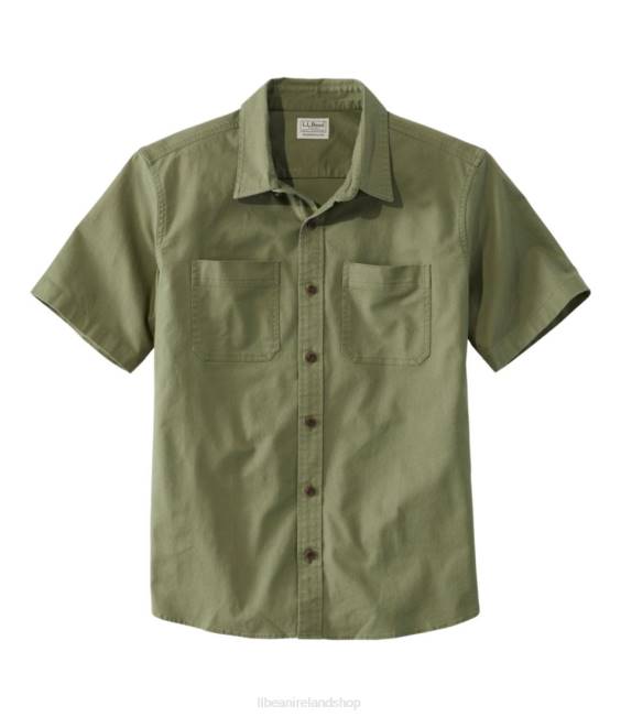 LLBean BeanFlex Twill Shirt Men J46J7184 Clothing Sage