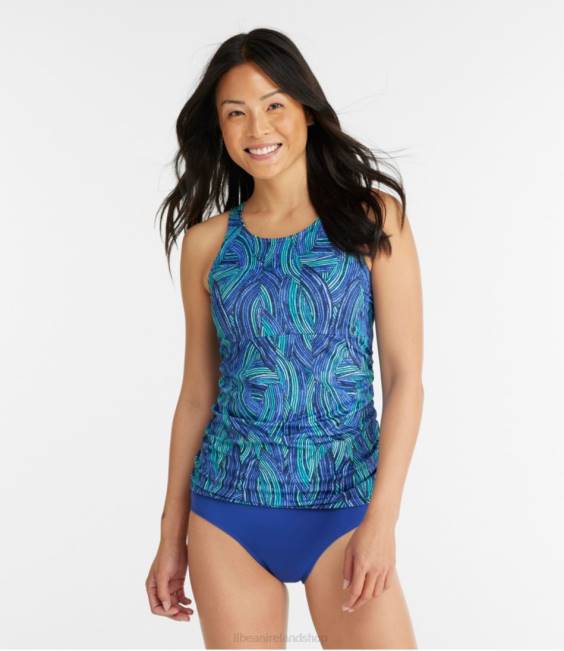 LLBean BeanSport Swimwear Women J46J305 Clothing Cobalt Wave