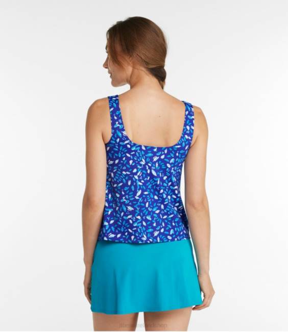 LLBean BeanSport Swimwear Women J46J7286 Clothing Darkest Navy Paisley