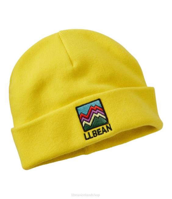 LLBean Beanie Kids J46J111 Clothing Citron Linear Mountains