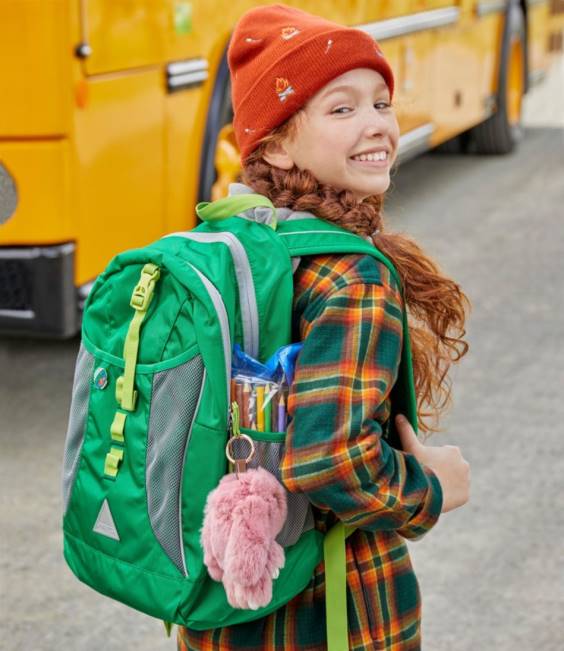 LLBean Beanie Kids J46J3024 Clothing Camp Green Shooting Stars