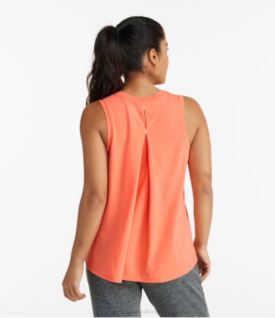 LLBean Beyond Soft Tank Women J46J5785 Clothing Light Gray Heather