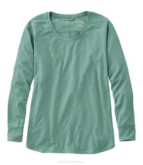 LLBean Beyond Soft Tee Women J46J3149 Clothing Sea Pine
