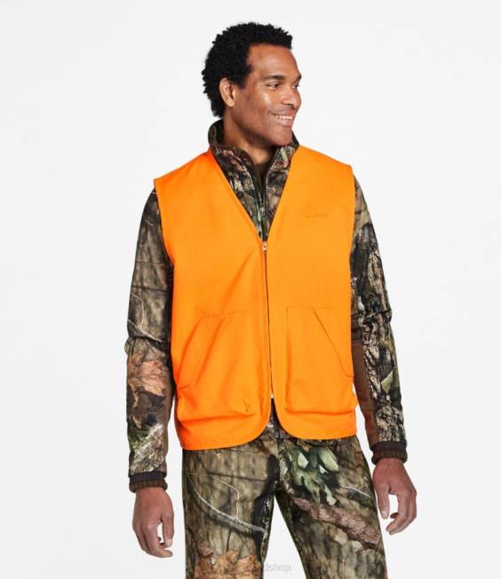 LLBean Big Game Hunting Safety Vest Men J46J1909 Outdoor Equipment Hunter Orange