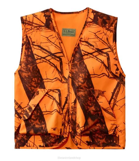 LLBean Big Game Hunting Safety Vest Men J46J2146 Outdoor Equipment Mossy Oak Blaze