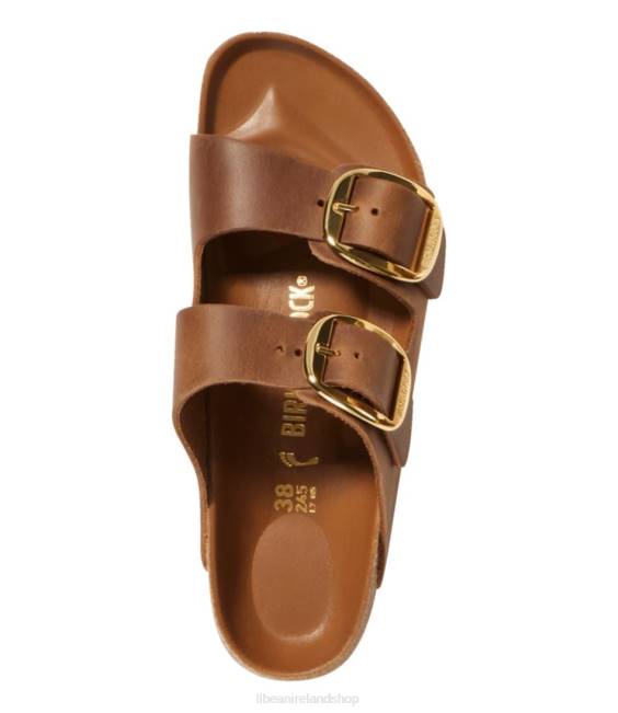 LLBean Birkenstock Big Buckle Arizona Sandals Women J46J1041 Footwear Cognac