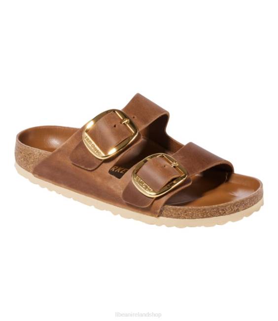 LLBean Birkenstock Big Buckle Arizona Sandals Women J46J1041 Footwear Cognac