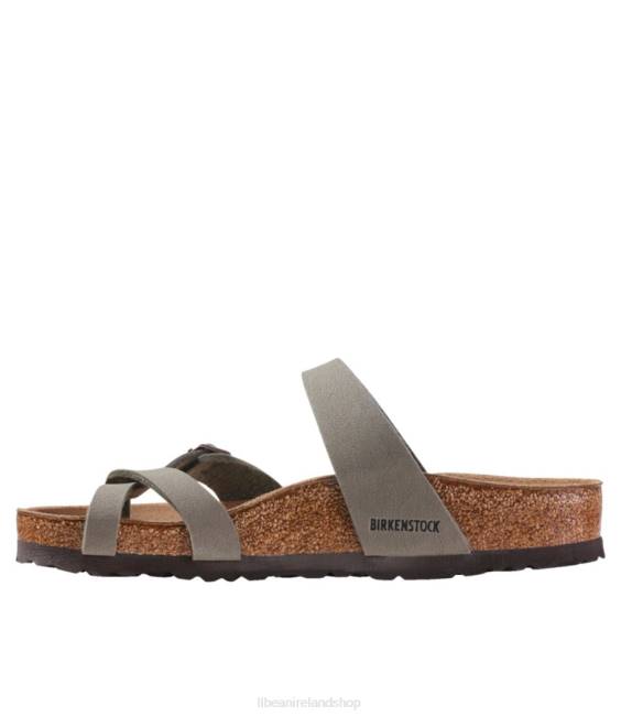 LLBean Birkenstock Mayari Birkibuc Sandals Women J46J1086 Footwear Stone