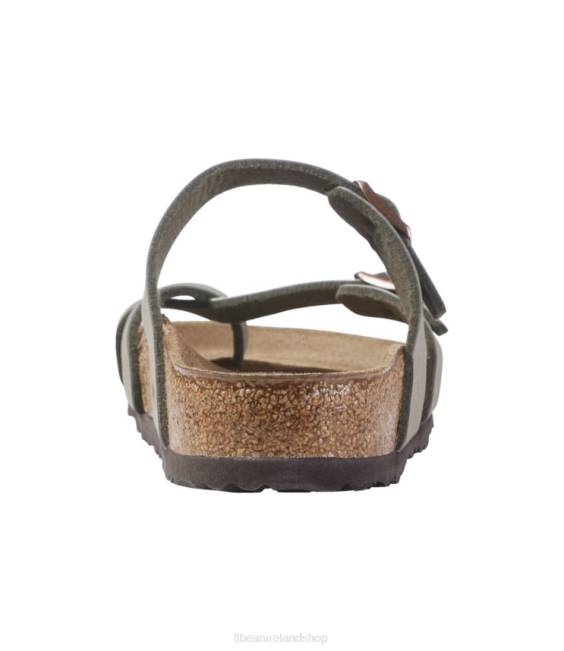 LLBean Birkenstock Mayari Birkibuc Sandals Women J46J1086 Footwear Stone
