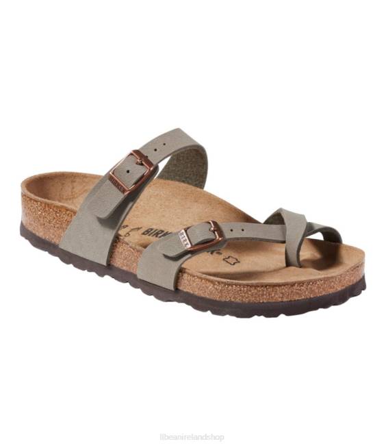 LLBean Birkenstock Mayari Birkibuc Sandals Women J46J1086 Footwear Stone
