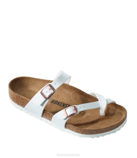 LLBean Birkenstock Mayari Birko-Flor Sandals Women J46J1203 Footwear White