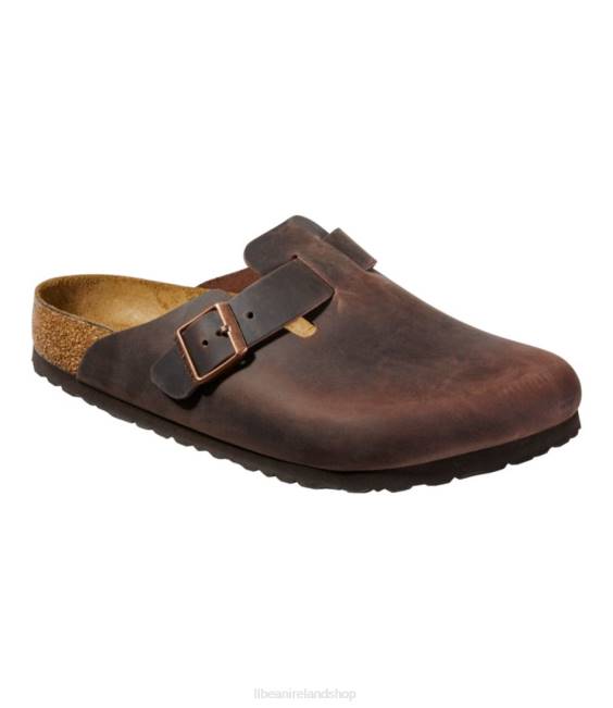 LLBean Birkenstock Soft Footbed Boston Clogs Men J46J1068 Footwear Habana