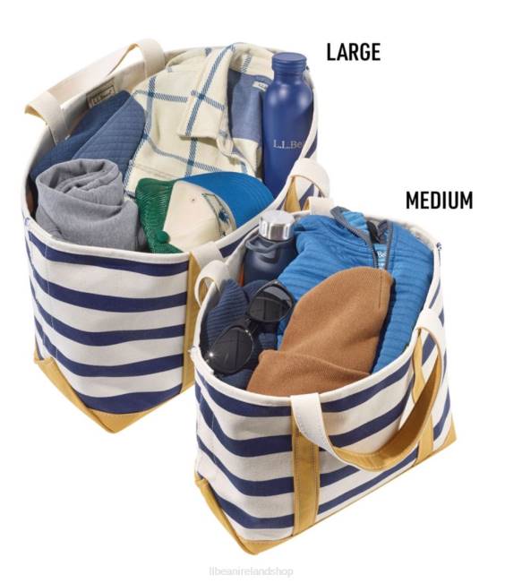 LLBean Boat and Tote Unisex J46J2340 Accessories Bright Navy Sailor Stripe