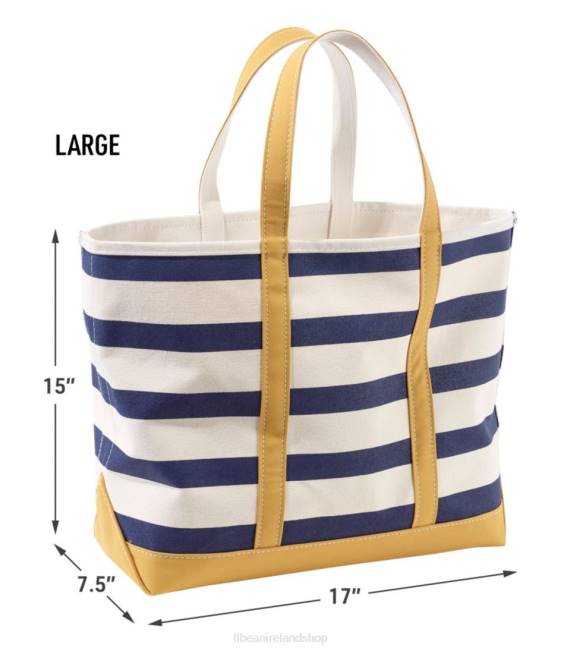 LLBean Boat and Tote Unisex J46J2340 Accessories Bright Navy Sailor Stripe