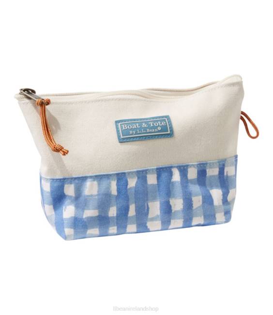 Arctic Blue Painted Gingham