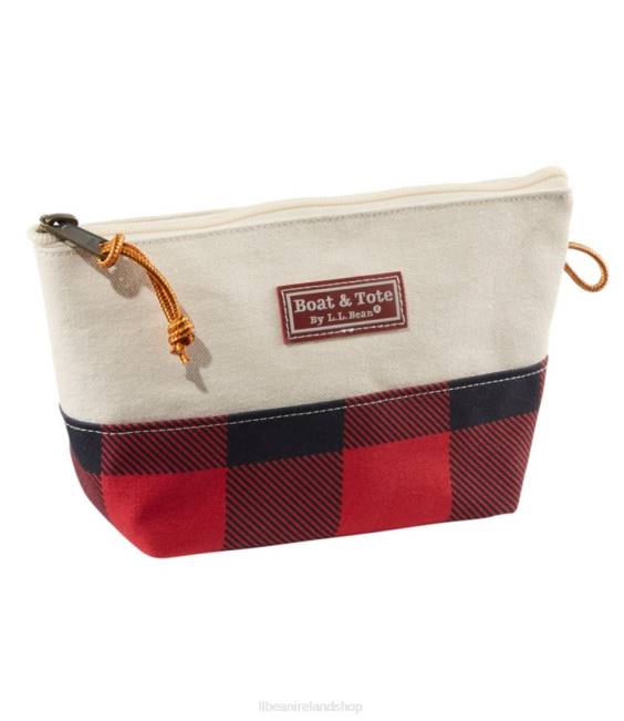 LLBean Boat and Tote Zip Pouch Unisex J46J5404 Accessories Mountain Red Buffalo