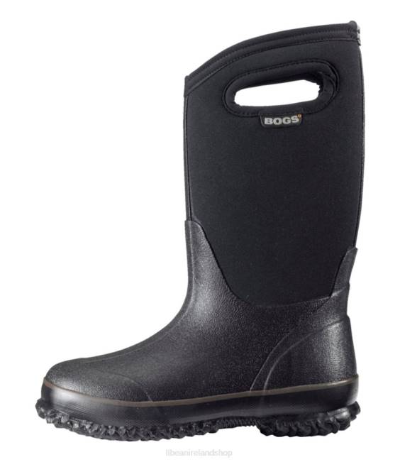 LLBean Bogs Classic High Handles Boots Kids J46J1152 Footwear Black