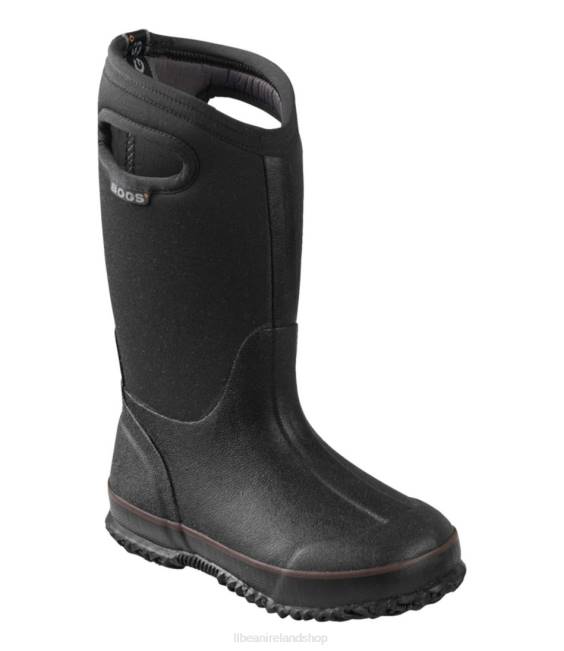 LLBean Bogs Classic High Handles Boots Kids J46J1152 Footwear Black