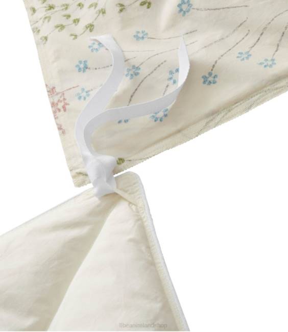 LLBean Botanical Floral Percale Comforter Cover Collection Unisex J46J2485 Bedding Botanical Floral Blue