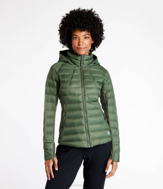 LLBean Boundless Down Hybrid Jacket Women J46J3646 Outerwear Thyme