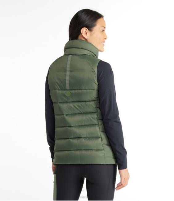 LLBean Boundless Down Puffer Vest Women J46J6055 Outerwear Thyme