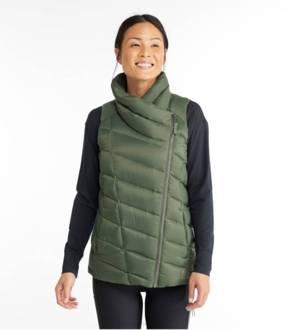 LLBean Boundless Down Puffer Vest Women J46J870 Outerwear Dark Black