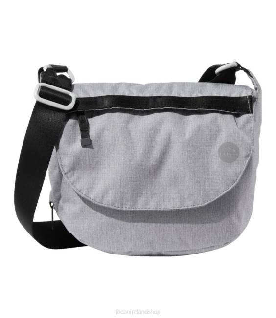 LLBean Boundless Expandable Crossbody Bag Unisex J46J5420 Accessories Light Gray Heather