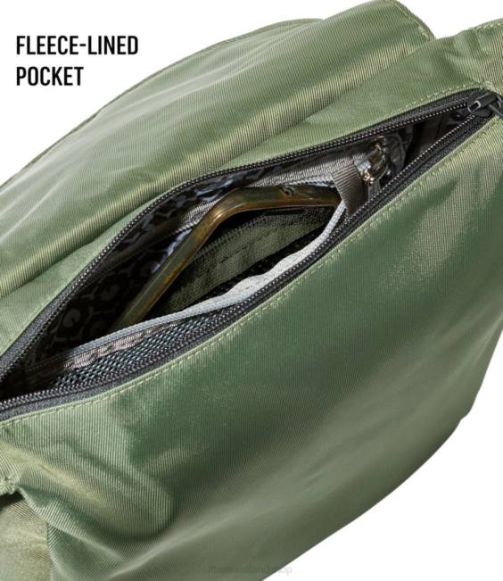 LLBean Boundless Expandable Crossbody Bag Unisex J46J5420 Accessories Light Gray Heather