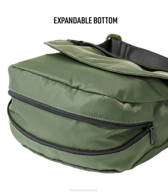 LLBean Boundless Expandable Crossbody Bag Unisex J46J5420 Accessories Light Gray Heather